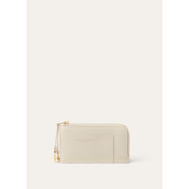 Loro Piana - Extra Zippouch Wth Cardholder Linen Calf, Woman, Light Travertine/Sun Gold, Size: NR