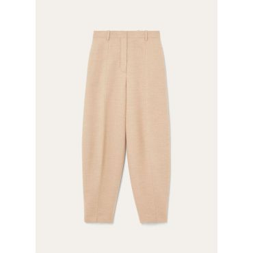 Loro Piana - Dan Trousers Only Double, Woman, Rosy Granite Melange, Size: 42
