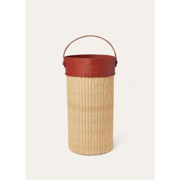 Loro Piana - Umbrella Holder Wicker, Malt/Deep Kummel, Size: NR