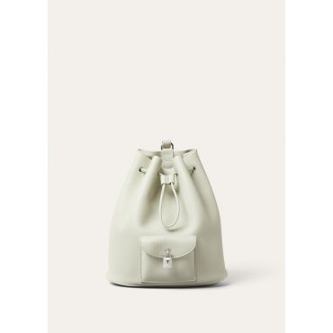 Loro Piana - Extra Drawstring Backpack L27 Tender Calf, Woman, Deep Ice/Antique Silver, Size: NR