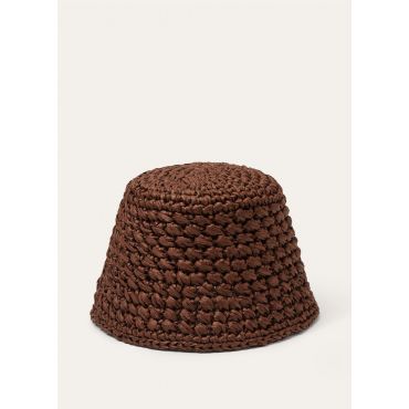 Loro Piana - Jasmine Hat Rafia Crochet, Woman, Cannelés, Size: M