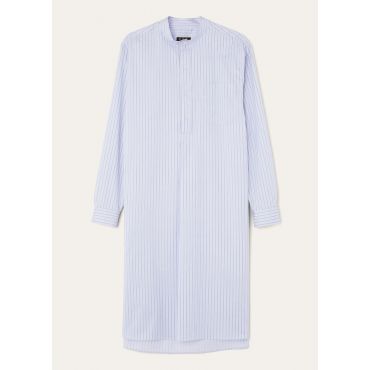 Loro Piana - Catlin Dress Hastings Stripe, Woman, Blue Stripes, Size: 40