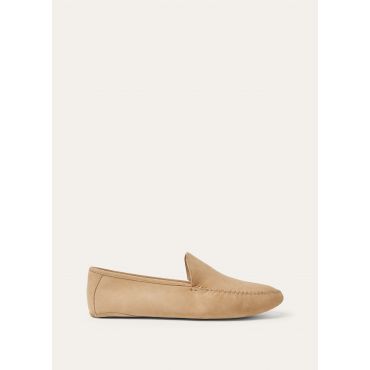 Loro Piana - Maurice Walk Slipper Velvet Suede, Peanut Butter, Size: 38