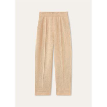 Loro Piana - Siena Trousers Silk Cotton Gg 14, Woman, Sunset Oil, Size: 44