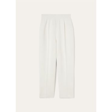 Loro Piana - Siena Trousers Silk Cotton Gg 14, Woman, Thrush, Size: 44