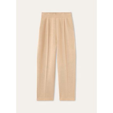 Loro Piana - Siena Trousers Silk Cotton Gg 14, Woman, Sunset Oil, Size: 44