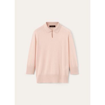 Loro Piana - Neo Piuma Polo Cash Gg 18, Woman, Soft Pinkish, Size: 48