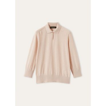 Loro Piana - Neo Piuma Polo Cash Gg 18, Woman, Vanilla Whisper, Size: 40