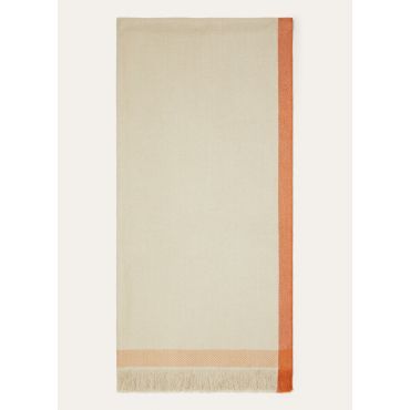 Loro Piana - Four In Hand Fouta Linen, Natural Linen/Light Orange/Rame/Red, Size: NR