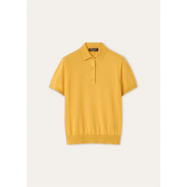 Loro Piana - Ice Wish Ss Polo Cotton Gg 18, Woman, Witch Haze, Size: 38