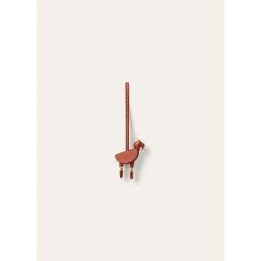 Loro Piana - Goat Charm Rounded Leather, Woman, Deep Kummel/Sun Gold, Size: NR