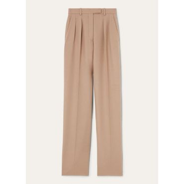 Loro Piana - Chad Trousers Royal Lightness, Woman, Ancient Plaster, Size: 44