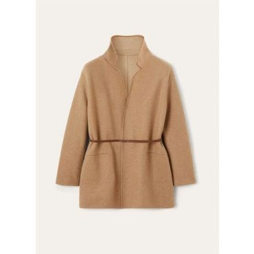 Loro Piana - Jimi 16 Caban Baby Royal Db, Woman, Dill Seeds/Natural Camel, Size: L