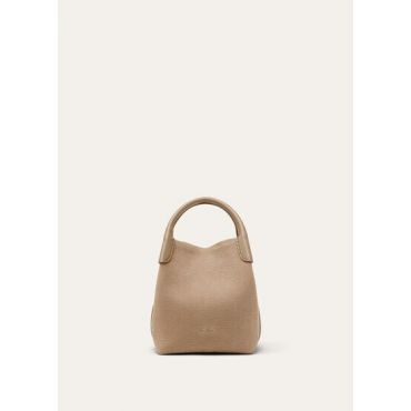 Loro Piana - Bale Small Grained Nubuck/rounded Lth, Woman, Fume Taupe/Sun Gold, Size: NR