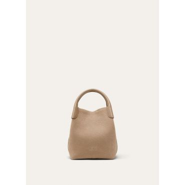 Loro Piana - Bale Small Grained Nubuck/rounded Lth, Woman, Fume Taupe/Sun Gold, Size: NR
