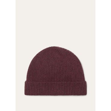 Loro Piana - Fobello Beanie Baby Cash Gg 7, Woman, Burgundy, Size: S
