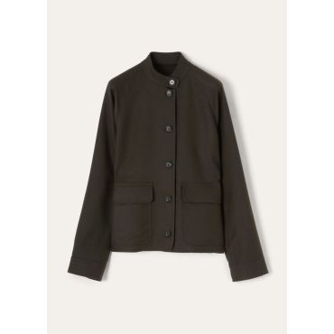 Loro Piana - Remsen Caban Royal Lightness, Woman, Black Pine, Size: 44