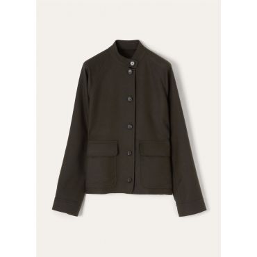 Loro Piana - Remsen Caban Royal Lightness, Woman, Black Pine, Size: 44