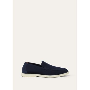 Loro Piana - Summer Walk Knitted Gok, Man, Navy Blue, Size: 45