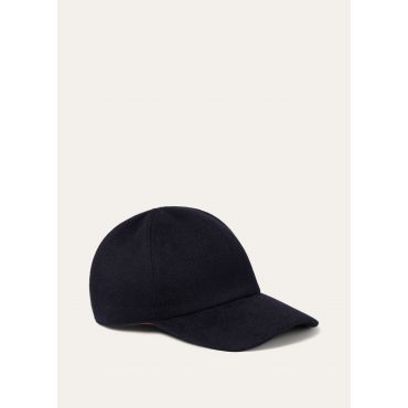 Loro Piana - Ivy Baseball Cash Storm, Man, Blue Navy, Size: S