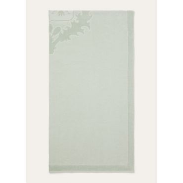 Loro Piana - Crest Beach Towel Cotton, Pale Mint, Size: NR