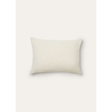 Loro Piana - Crest Beach Pillow Cotton, Nougat, Size: NR