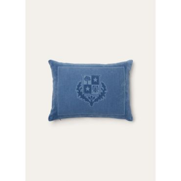 Loro Piana - Crest Beach Pillow Cotton, Deep Lagoon Water, Size: NR
