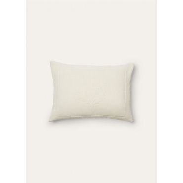 Loro Piana - Crest Beach Pillow Cotton, Nougat, Size: NR