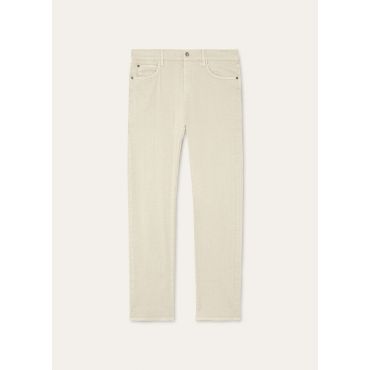 Loro Piana - Quarona Bull Linen Cotton Stretch Dyed, Man, Dusty Rain, Size: 36
