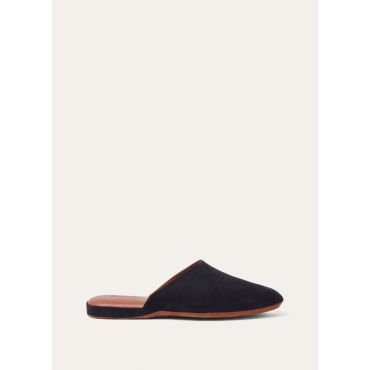 Loro Piana - Marcel Walk Suede, Navy Blue, Size: S