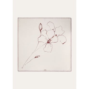 Loro Piana - Loro Piana La Linea Del Fiore Di Lino Fld90 Se Tw, Woman, White/Sanguine Pencil, Size: NR