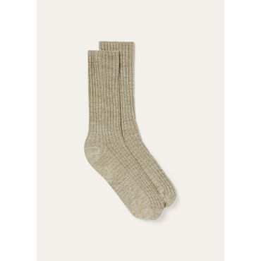 Loro Piana - Meina Socks Cotton Gg 10, Man, Mossy Herb Melange, Size: S