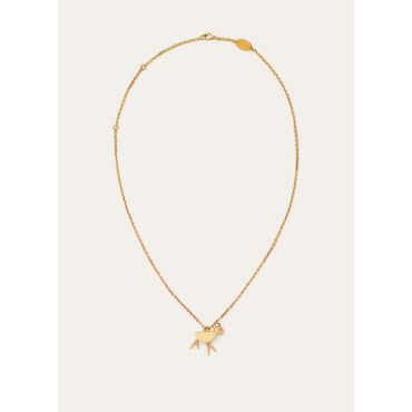 Loro Piana - Baby Goat Necklace, Woman, Jewel Sun Gold, Size: NR