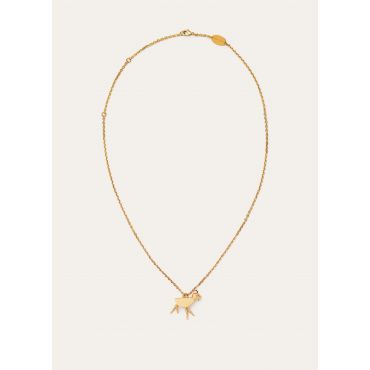 Loro Piana - Baby Goat Necklace, Woman, Jewel Sun Gold, Size: NR
