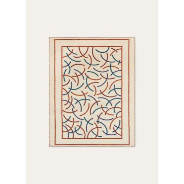 Loro Piana - Loro Piana Broken Line Intrecci Plaid Cashmere, Brick/Navy Blue/Granato/Teal Green, Size: NR