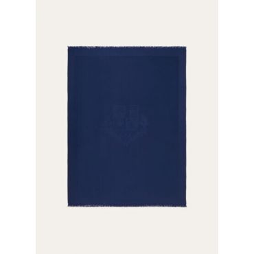 Loro Piana - Crest Plaid Cashmere Light, Blue Lagoon, Size: NR