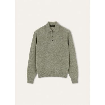 Loro Piana - Drumoak Polo Wool Gg 7, Man, Maple Leaves, Size: 48