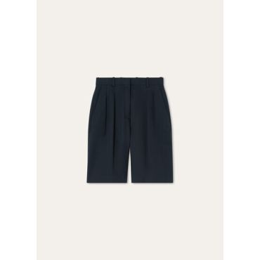 Loro Piana - Mailin Bermuda Hyannis, Woman, Blue Navy, Size: 36