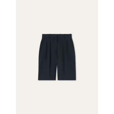 Loro Piana - Mailin Bermuda Hyannis, Woman, Blue Navy, Size: 36