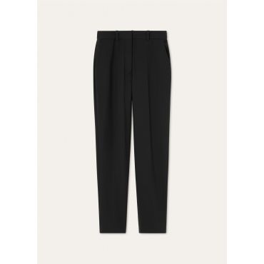 Loro Piana - Clivette Trouser Techno Wool Bistretch Rain, Woman, Blue Navy, Size: 40
