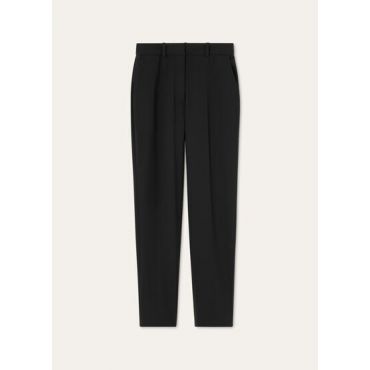 Loro Piana - Clivette Trouser Techno Wool Bistretch Rain, Woman, Blue Navy, Size: 40