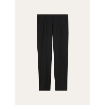 Loro Piana - Lawrie Trousers Technical Wool Rain, Man, Navy Blue, Size: 54
