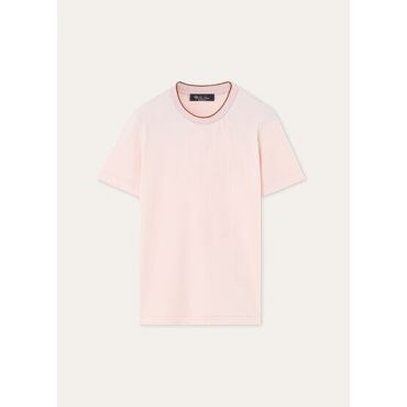 Loro Piana - Par T-shirt Technical Pique, Woman, Pink, Size: M