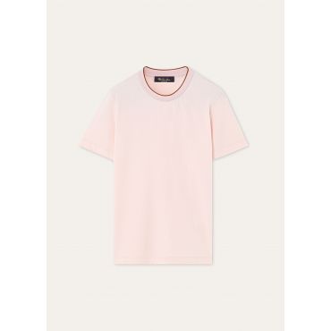 Loro Piana - Par T-shirt Technical Pique, Woman, Pink, Size: M