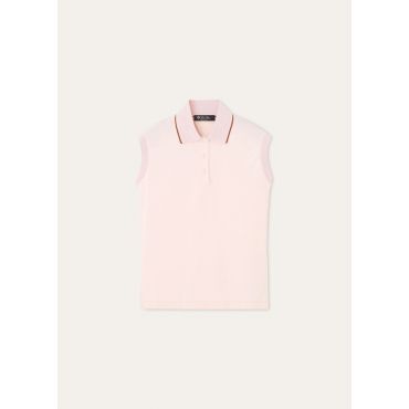 Loro Piana - Par Top Technical Pique, Woman, Pink, Size: M