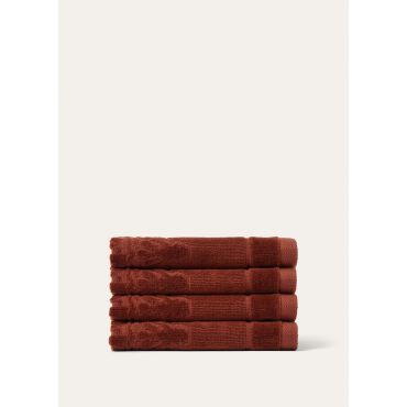 Loro Piana - Set Of 4 Washclothes Crest Cotton, Loro Piana Kummel, Size: NR
