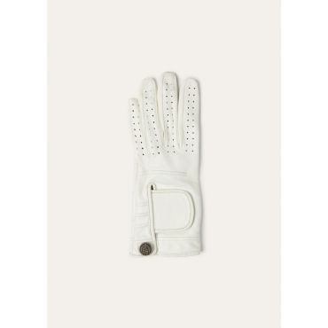 Loro Piana - Ny Gloves Plonge' Leather, Woman, White, Size: L