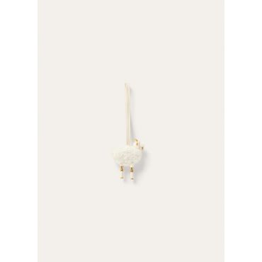 Loro Piana - Goat Charm Cashmere/rounded Leather, Woman, Whisper White/Sun Gold, Size: NR