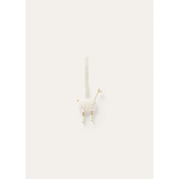 Loro Piana - Vicuna Charm Cashmere/rounded Leather, Woman, Whisper White/Sun Gold, Size: NR