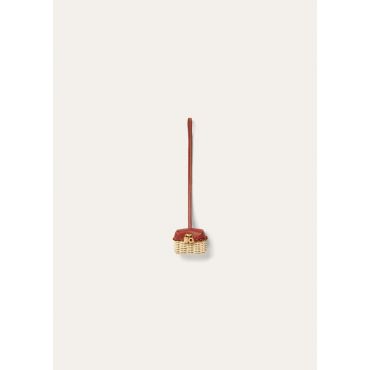 Loro Piana - Extra Pocket Charm Wicker/rounded Leather, Woman, Malt/Deep Kummel/Sun Gold, Size: NR